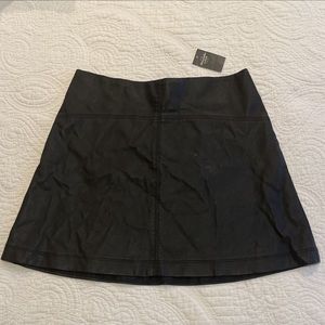 Abercrombie & Fitch leather mini skirt